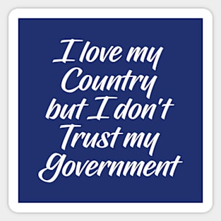 I Love My Country Sticker